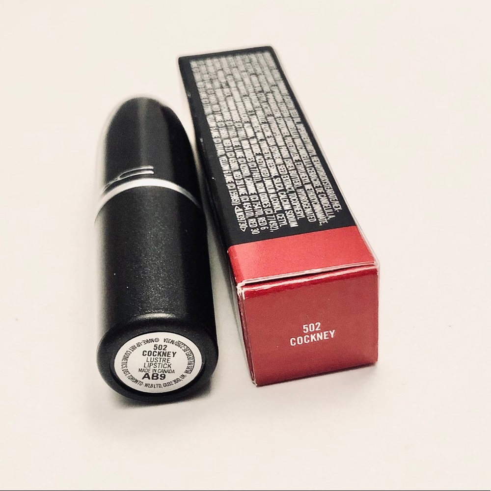 NWT MAC LUSTRE LIPSTICK-502 COCKNEY - Picture 8 of 8